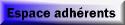 Espace adh&eacute;rents